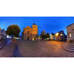Marktplatz Mettmann Panorama