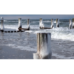 Ostsee im Winter Bohlen