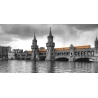 Oberbaum Brücke Panorama Berlin