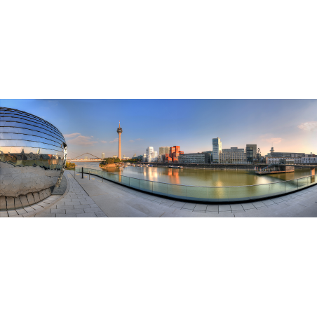 Medienhafen Panorama mit Lounge