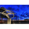 Rheinkniebrücke Düsseldorf
